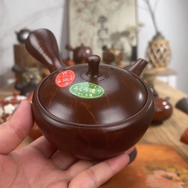 常滑玉龍手作茶壶