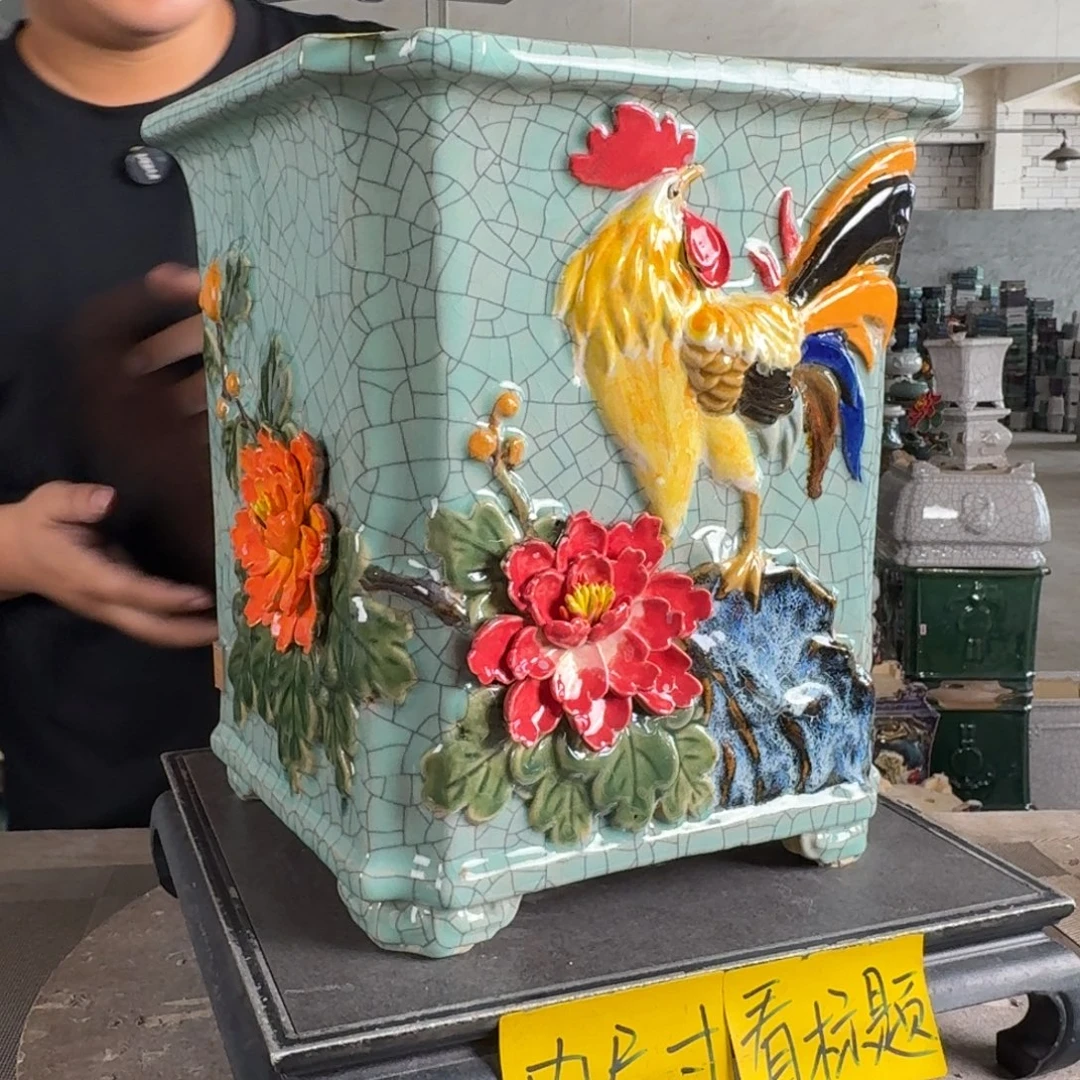 。一风堂石湾花盆 内21*26