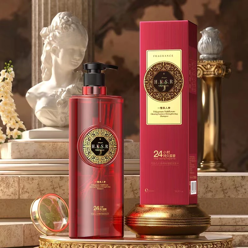 何首乌人参精粹洗发水强韧滋养护发持久留香