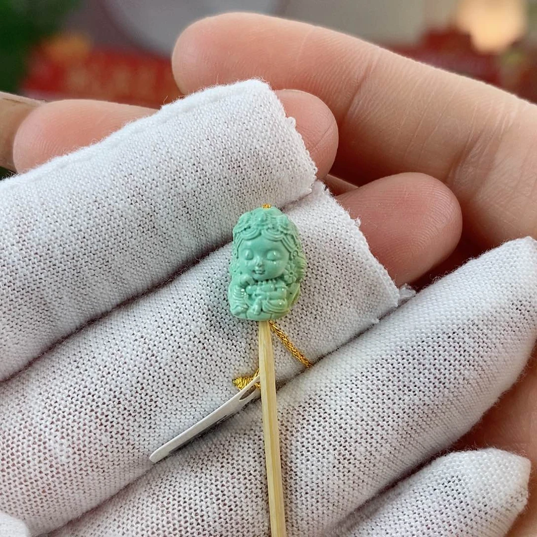 绿松石珠宝奇石未镶嵌