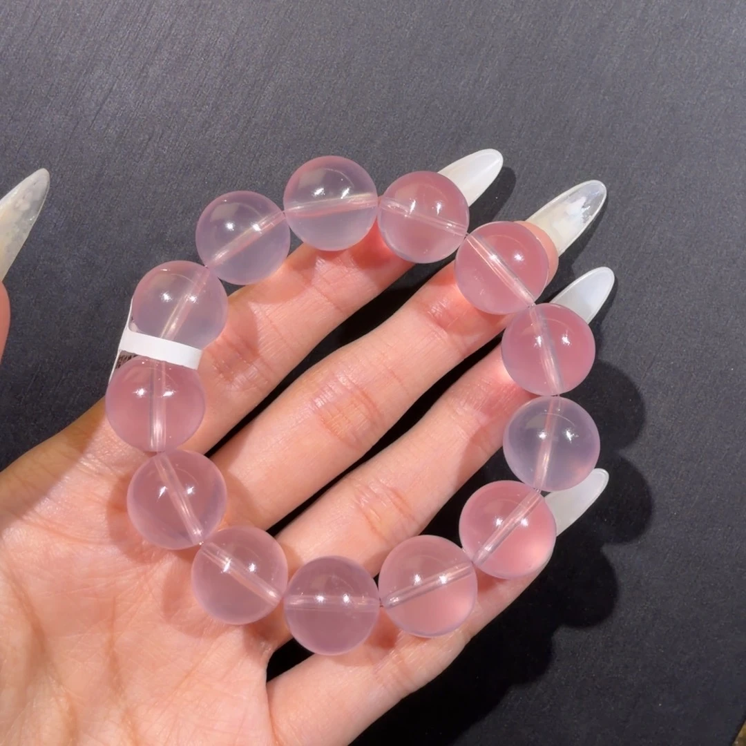 手链未镶嵌水晶粉水14