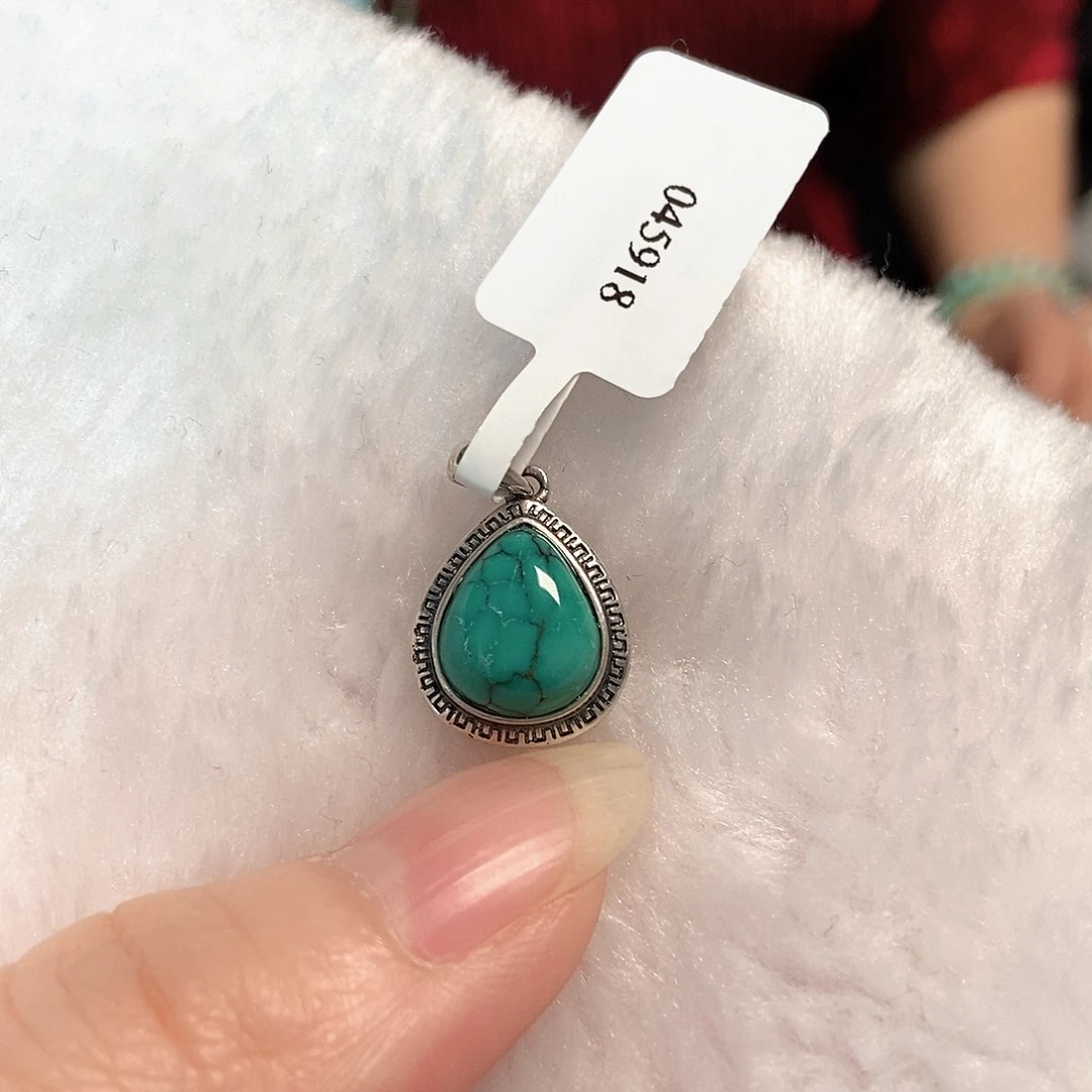 绿松石银S925镶嵌珠宝奇石