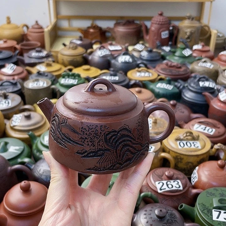 茶壶紫砂胖*嘟紫砂微瑕