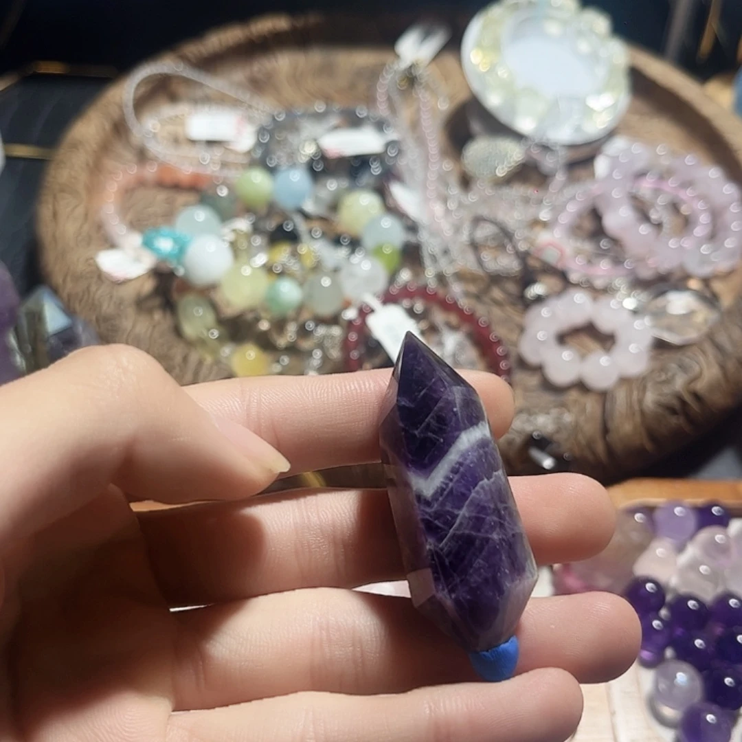 紫晶未镶嵌珠宝半成品