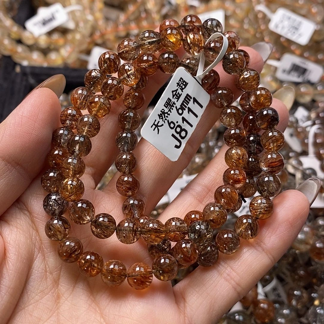 未镶嵌水晶手链水