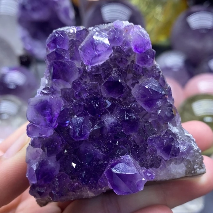 大型摆件（非配饰）未镶嵌水晶664紫水晶
