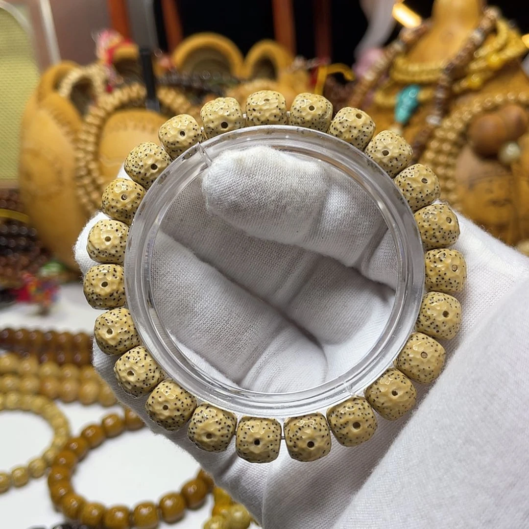 手串星月菩提10雕刻龙鳞无相牛毛星