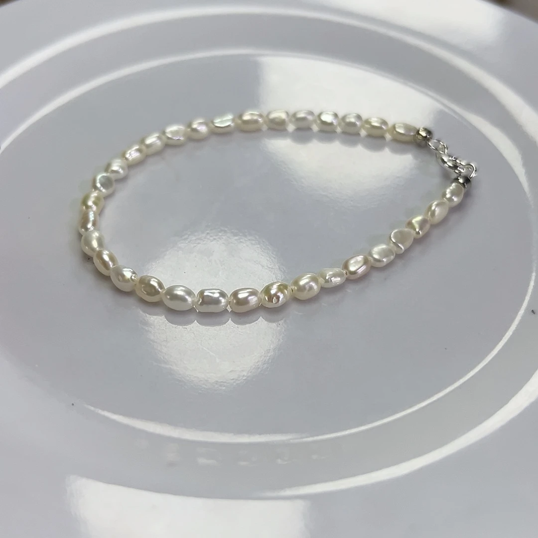 淡水珍珠手绳钛钢