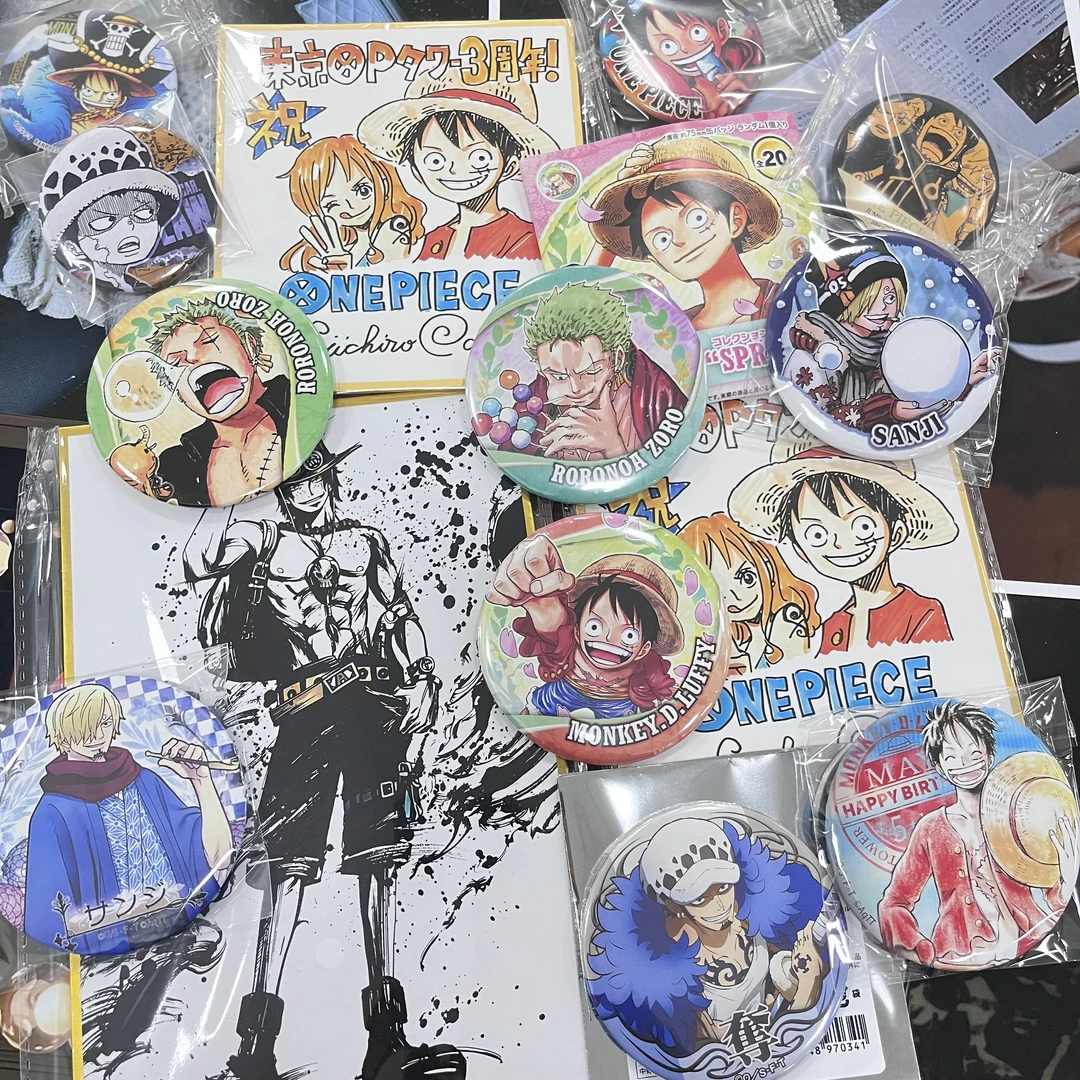 2箱-动漫大乱斗精美质感亮膜哑光质感浮雕原画吧唧-2箱