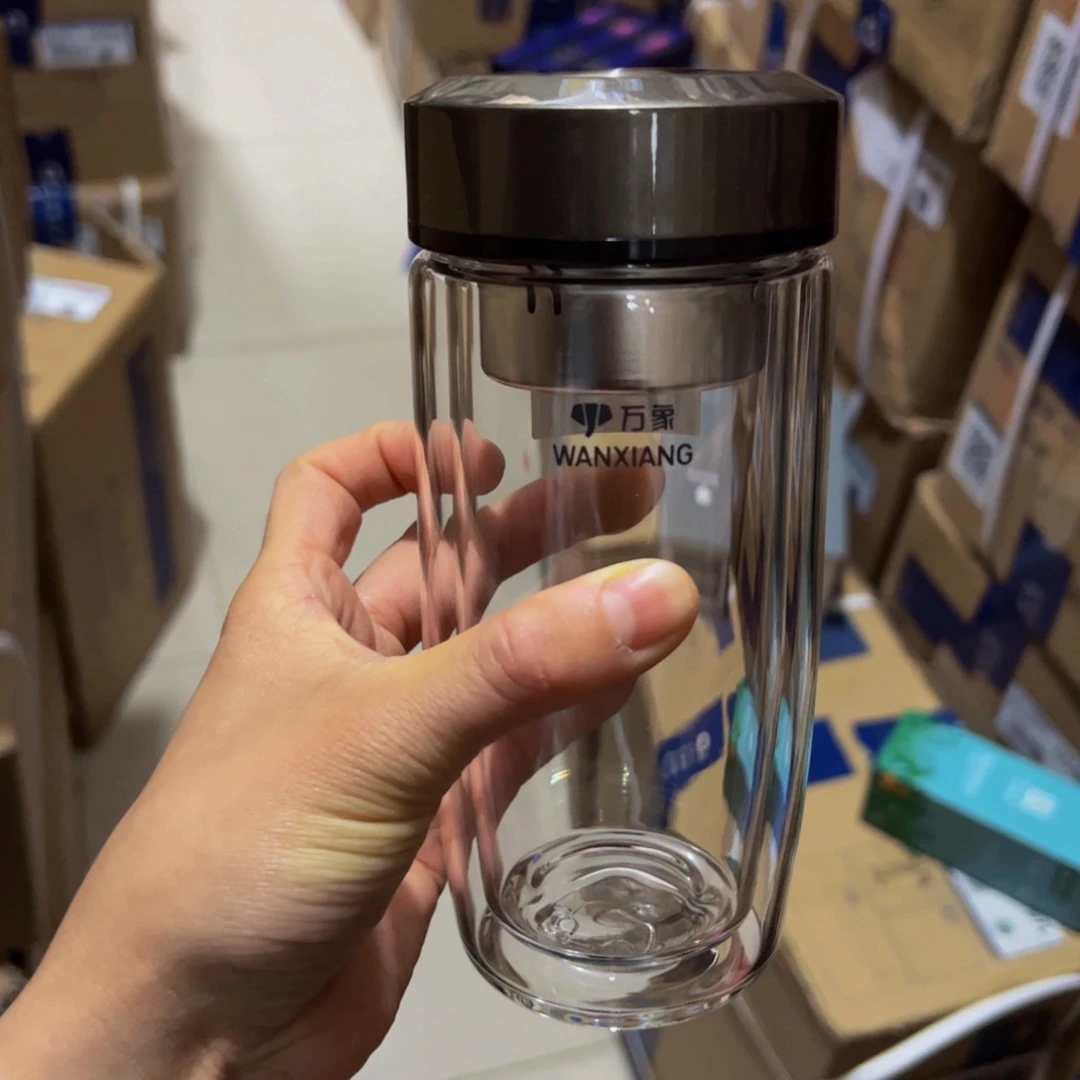 V406双层玻璃杯360加杯套基本除垢剂