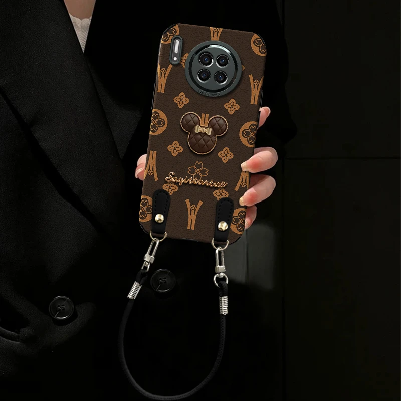 汇客凡品【华为Mate30/Pro】轻奢皮质荔枝纹ins创意防摔手机壳