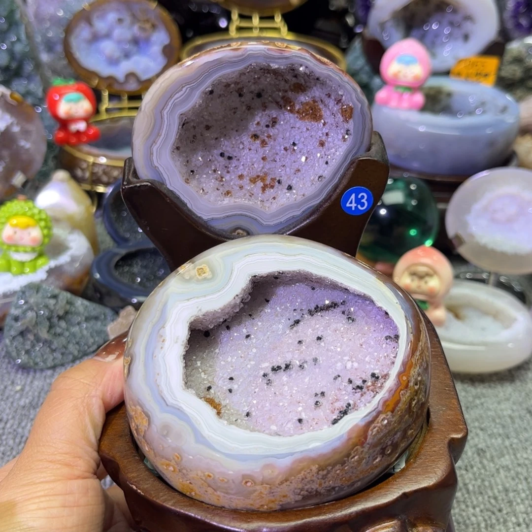 紫晶摆件未镶嵌水晶