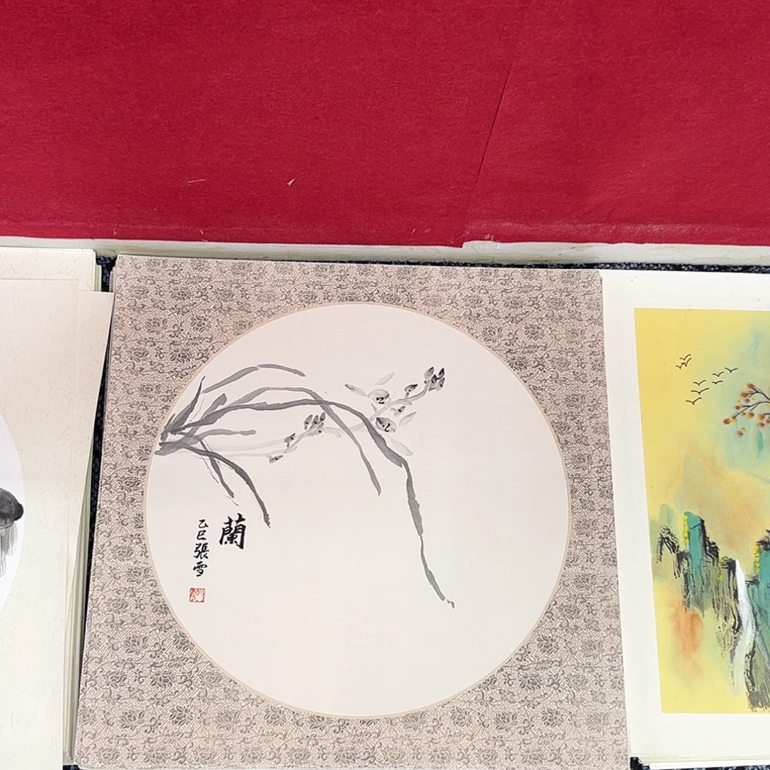 国画张雪老师三尺斗方卡纸花鸟奇