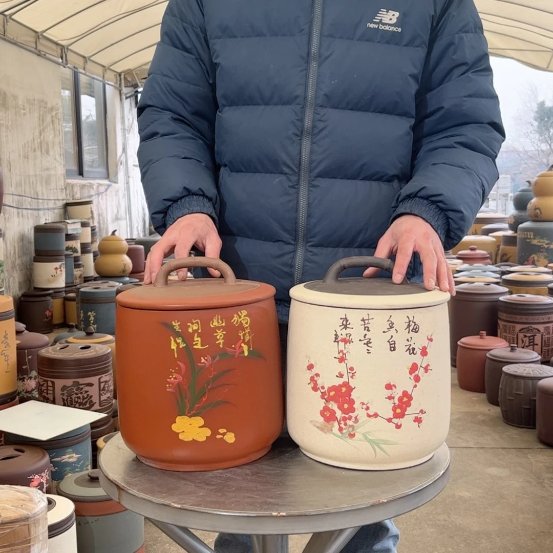 紫砂茶叶罐8 饼茶叶罐