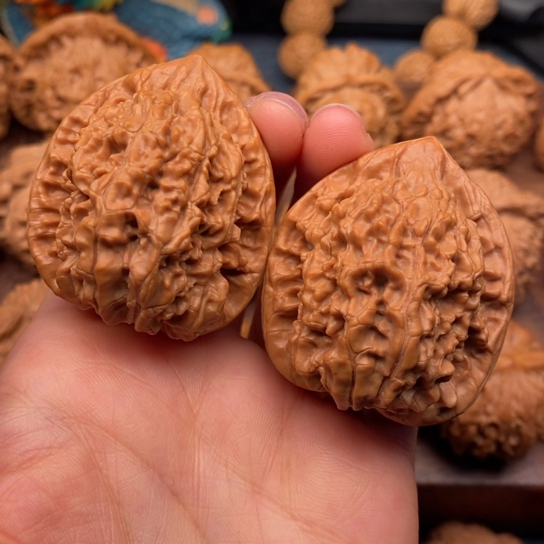 文玩核桃把件40老树原桩官帽