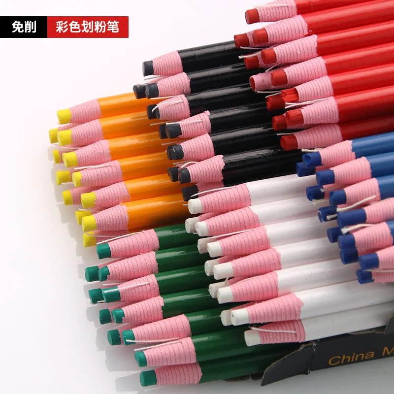 新款 升级划粉裁衣用笔彩色拉线免削划笔 画粉制衣缝纫  缝制工具