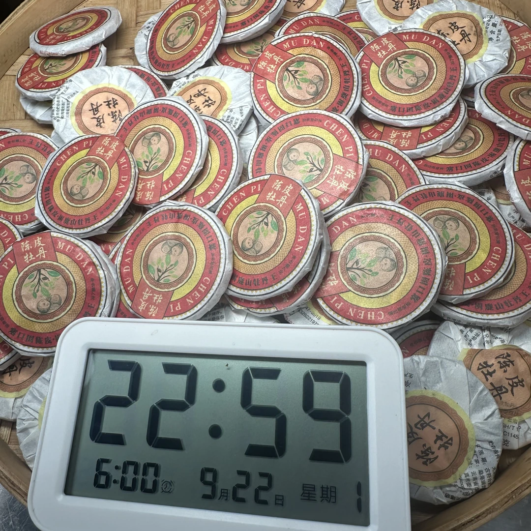【405号】2021年困鹿山陈皮白牡丹小圆片 (9月22号) C