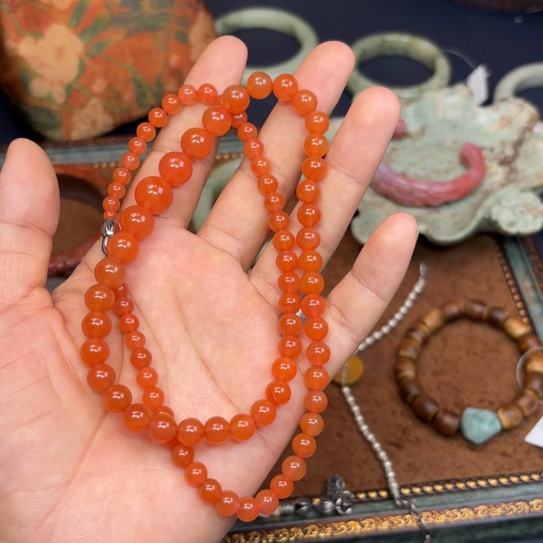 关***’玛瑙/玉髓手链合金