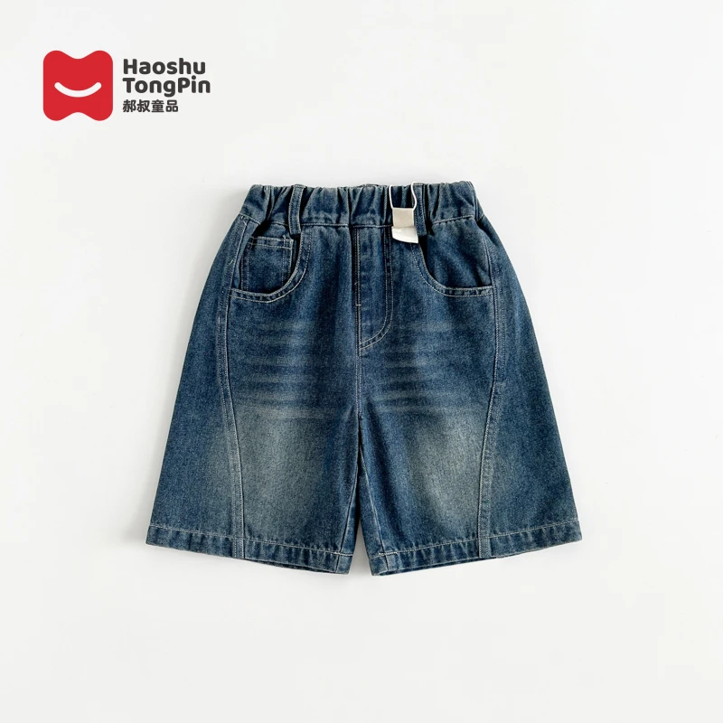 【现货】郝叔童品夏季新款高货洋气2025女童时尚牛仔中裤潮HZ52285