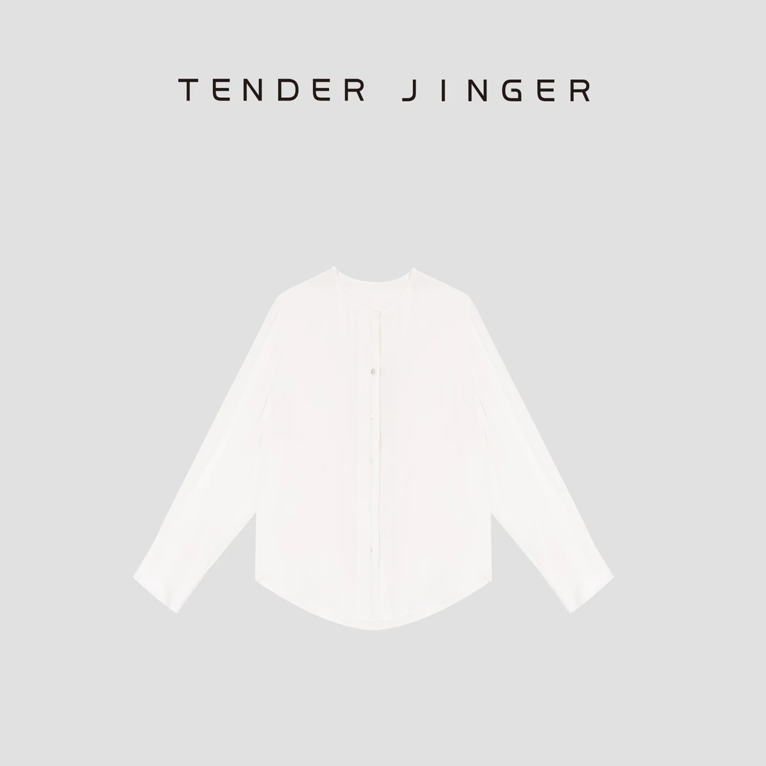 Tender Jinger【简与静】桑蚕丝上衣开衫外套T53JMJ41235