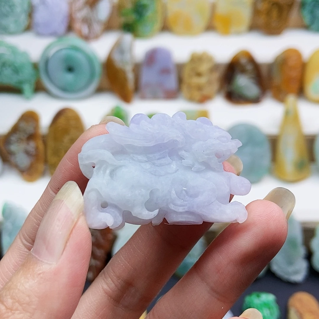 未镶嵌定制翡翠貔貅