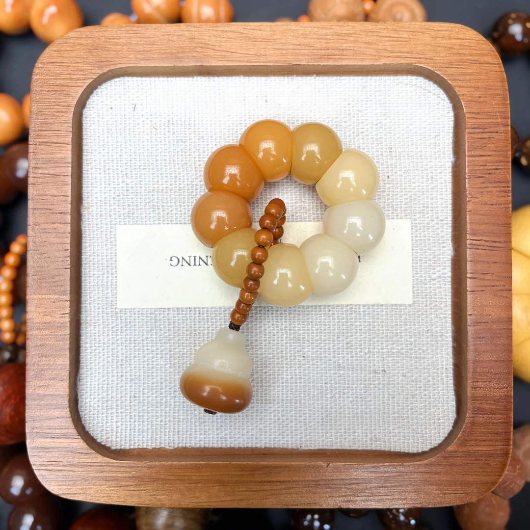 渐变色菩提根大肠+菩提根葫芦