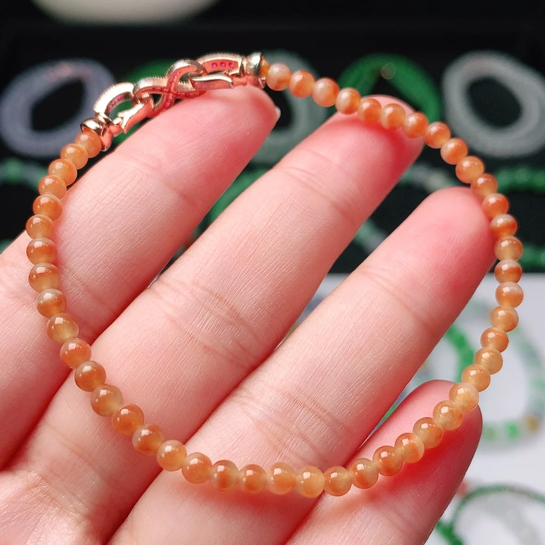 未镶嵌手链翡翠翡翠