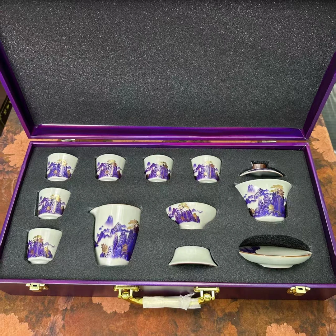 紫金山大套茶具套组