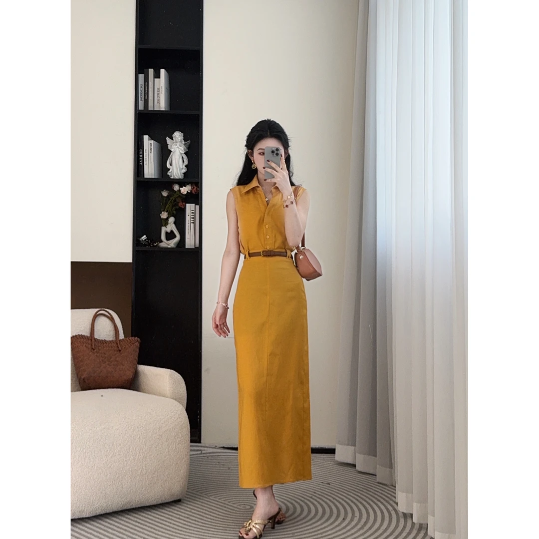 小八定制25夏新纯欲慵懒风女装法式减龄气质上衣+半裙 00035 LSC