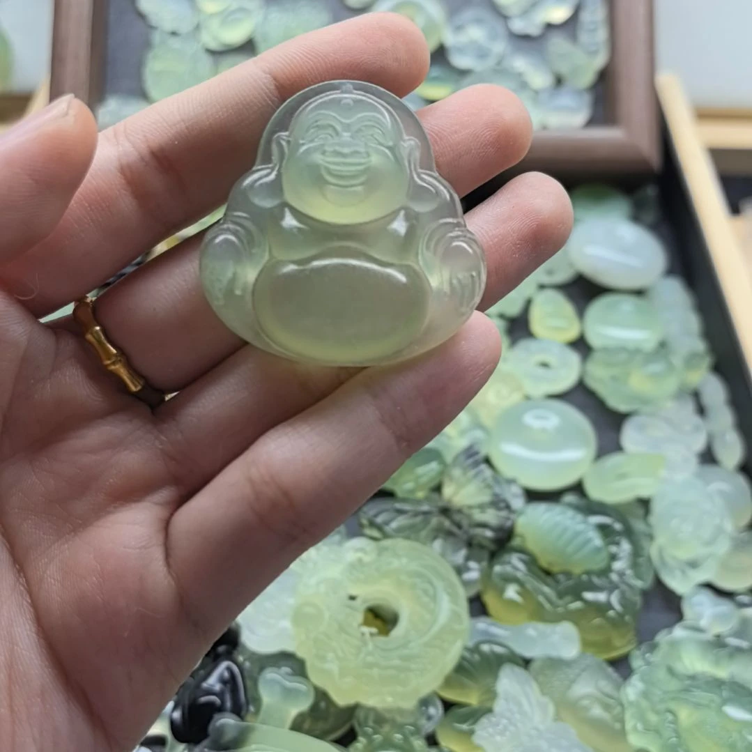 合金蛇纹石玉颈饰