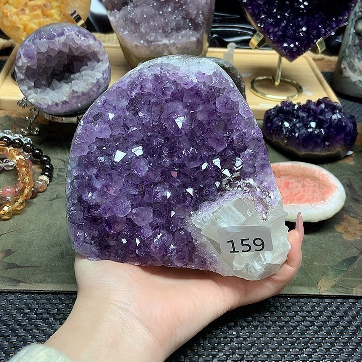 紫晶大型摆件（非配饰）未镶嵌柒*水