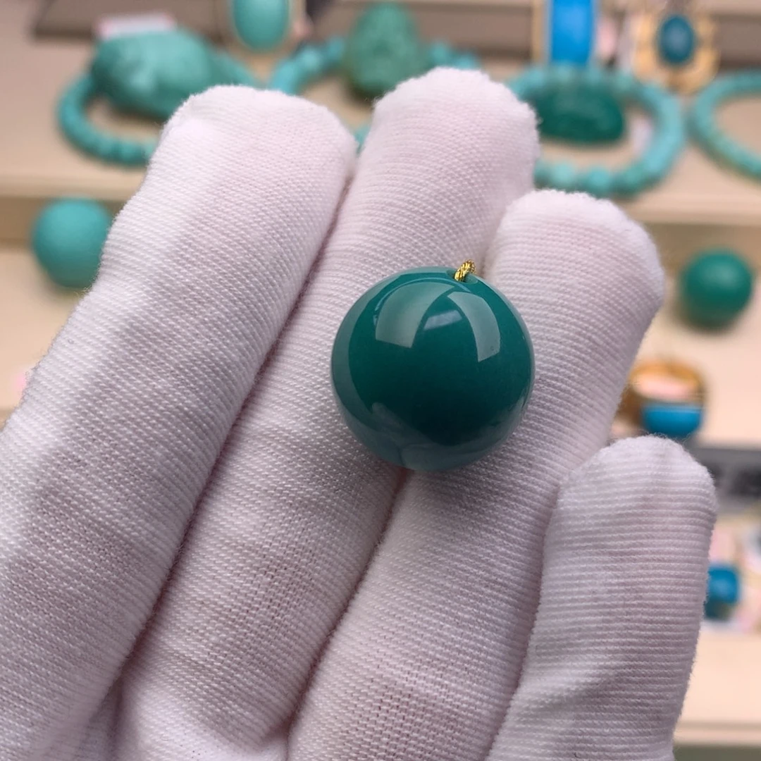 绿松石未镶嵌珠宝奇石17.3