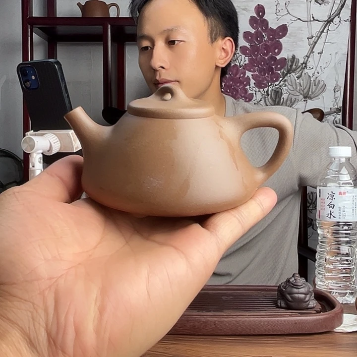 茶壶紫砂原矿文人段光素子冶石瓢