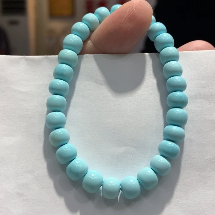 绿松石单圈未镶嵌冰***浓