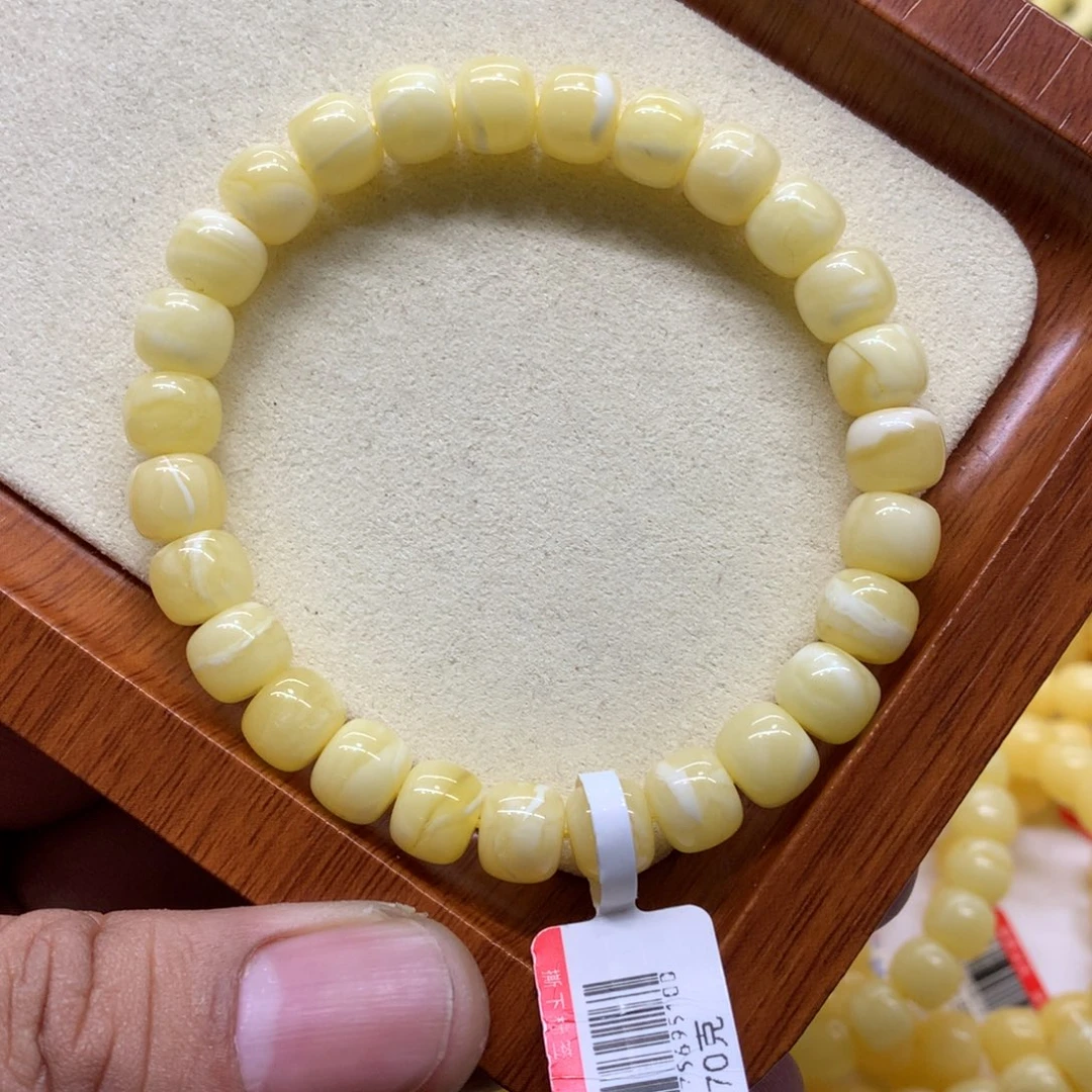 蜜蜡未镶嵌手链蜜蜡