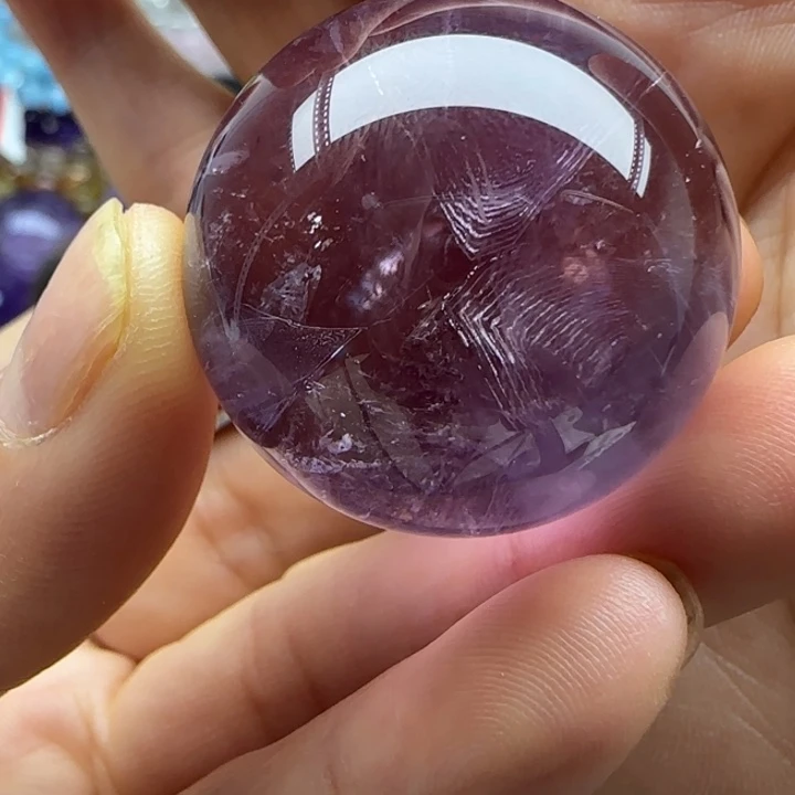 未镶嵌珠宝半成品水晶2.97厘米