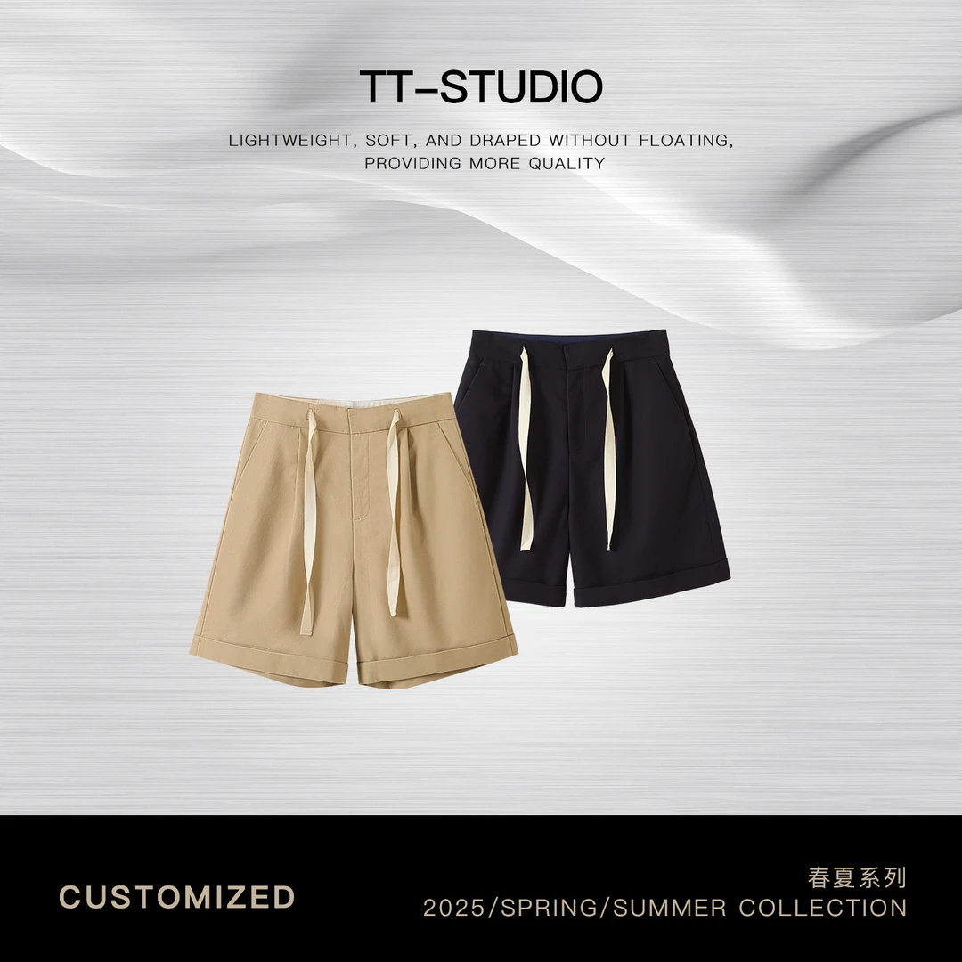 TT【四分裤】春夏纯棉高腰宽松短裤TT-11DK0267