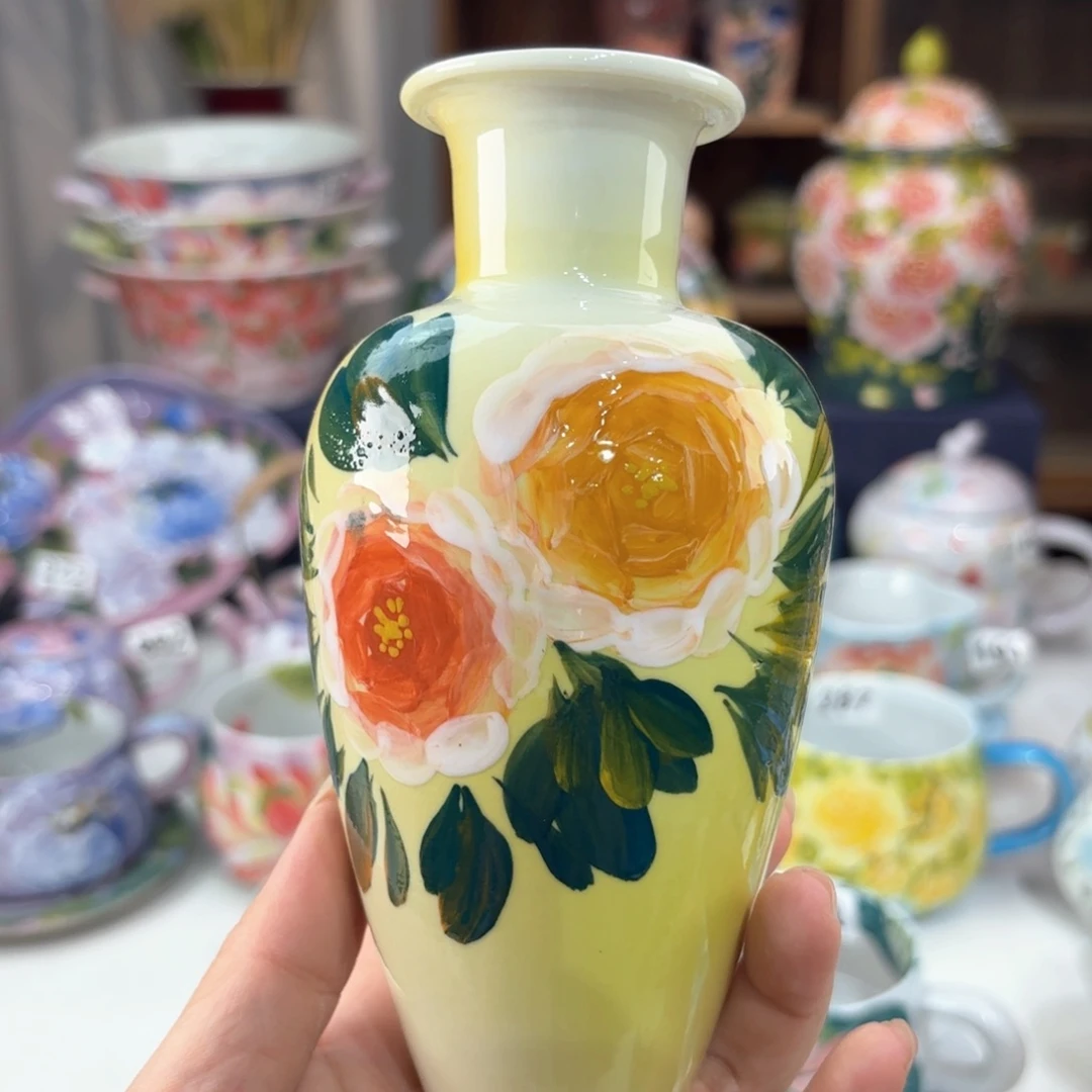 景德镇手绘高温釉下彩陶瓷茶具