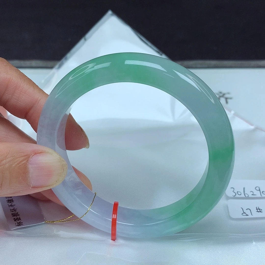 翡翠未镶嵌手镯57圈0050