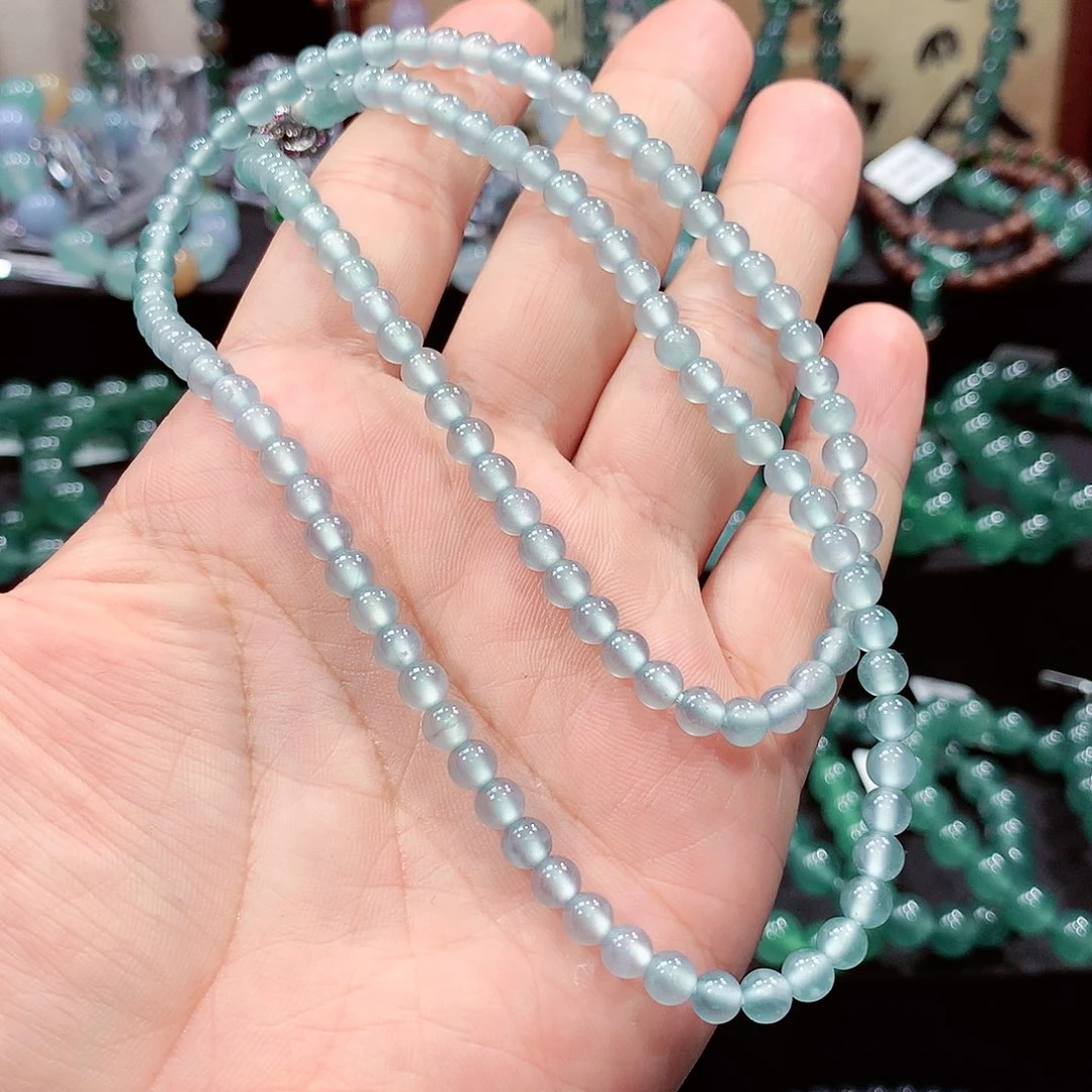 沐***木翡翠未镶嵌手链卡5