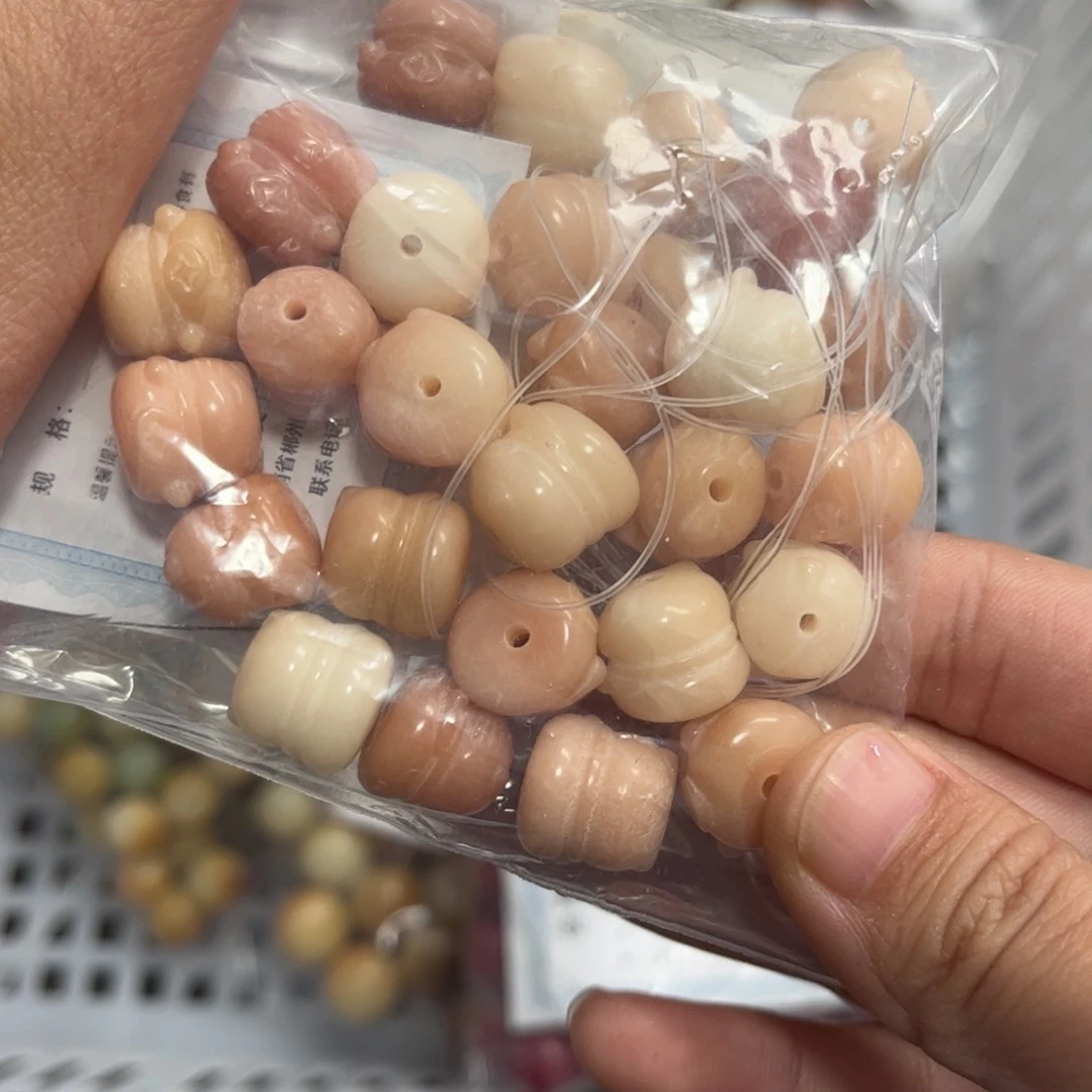 【闪购商品】白玉菩提吊坠z/12 20颗干磨招财猫