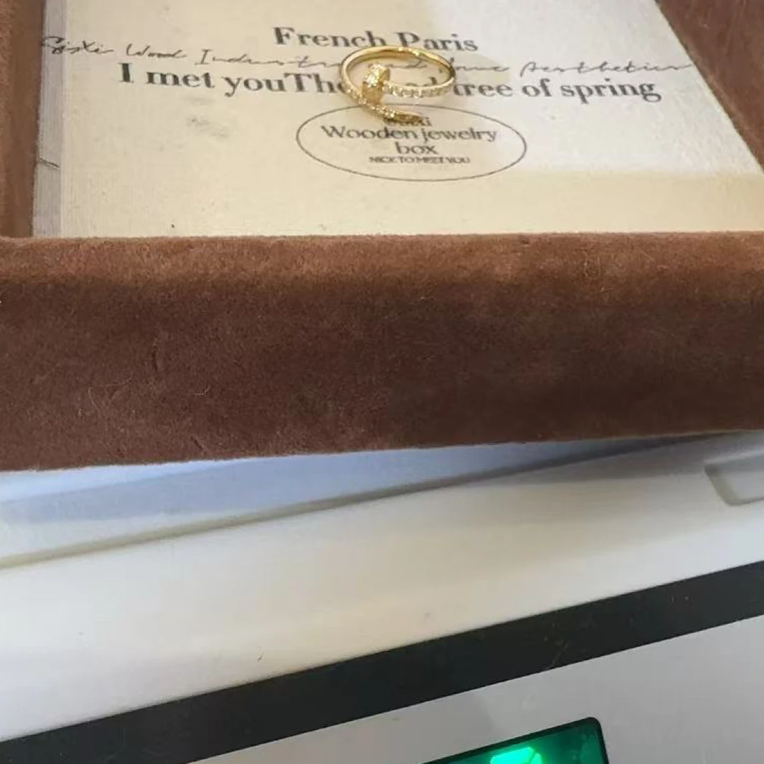 足金精品工艺戒指