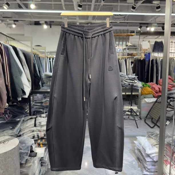 实体～25秋季新款美式复古简约休闲裤男宽松休闲阔腿裤时尚潮R111