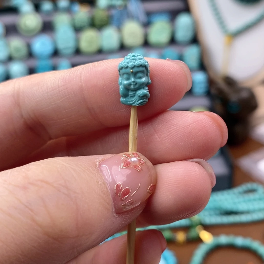 绿松石珠宝奇石未镶嵌