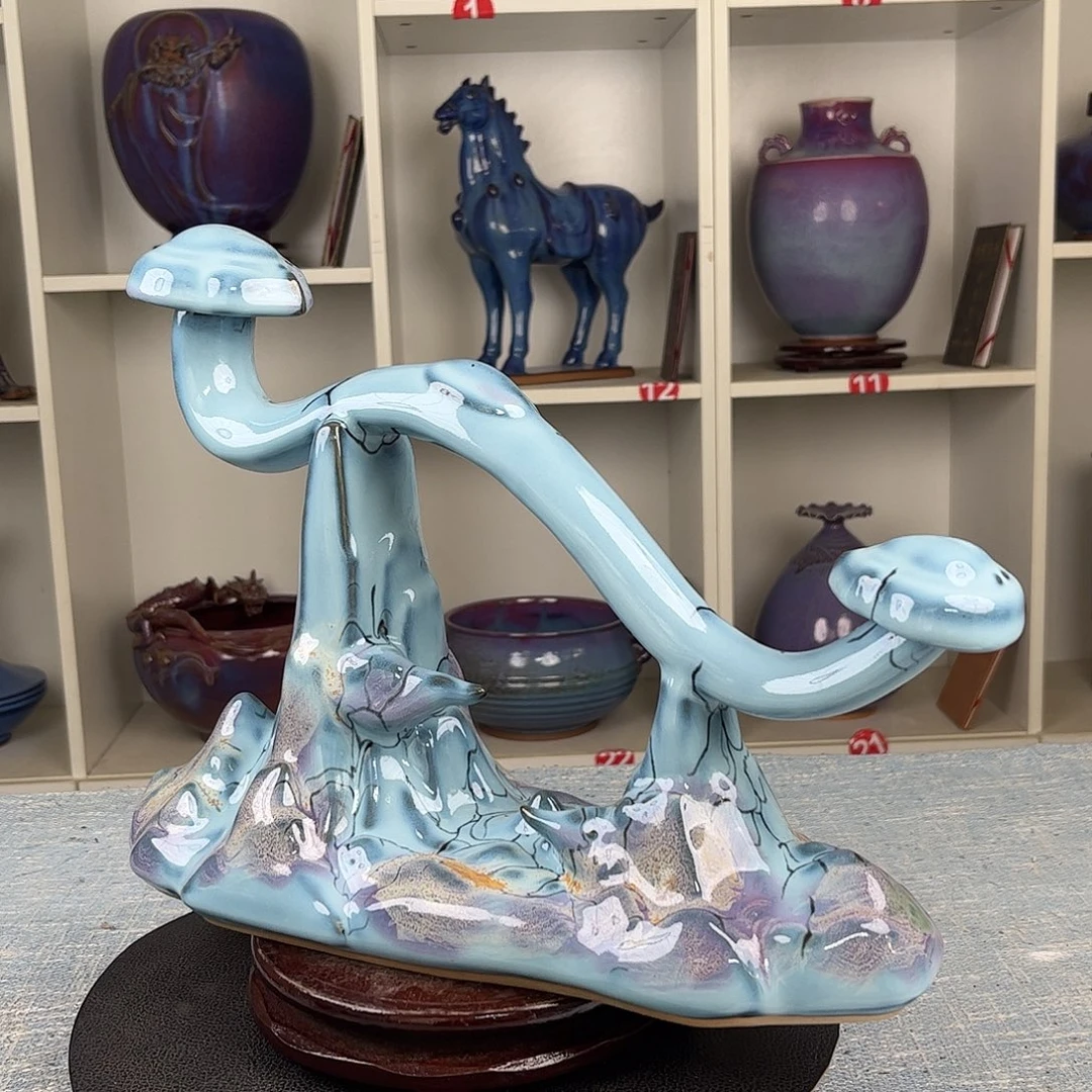 瓷片摆件……江山如意。无礼盒