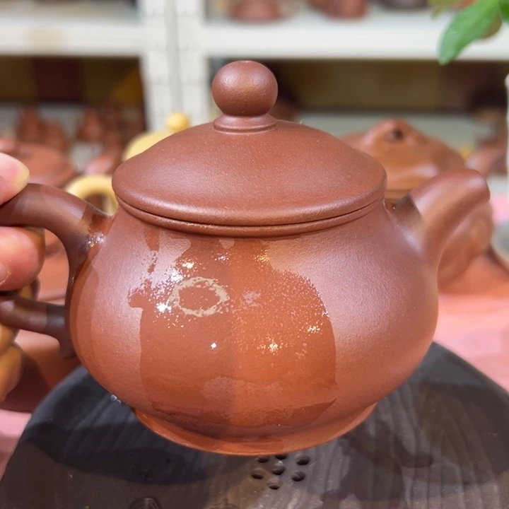 紫砂茶案精工潘壶260cc