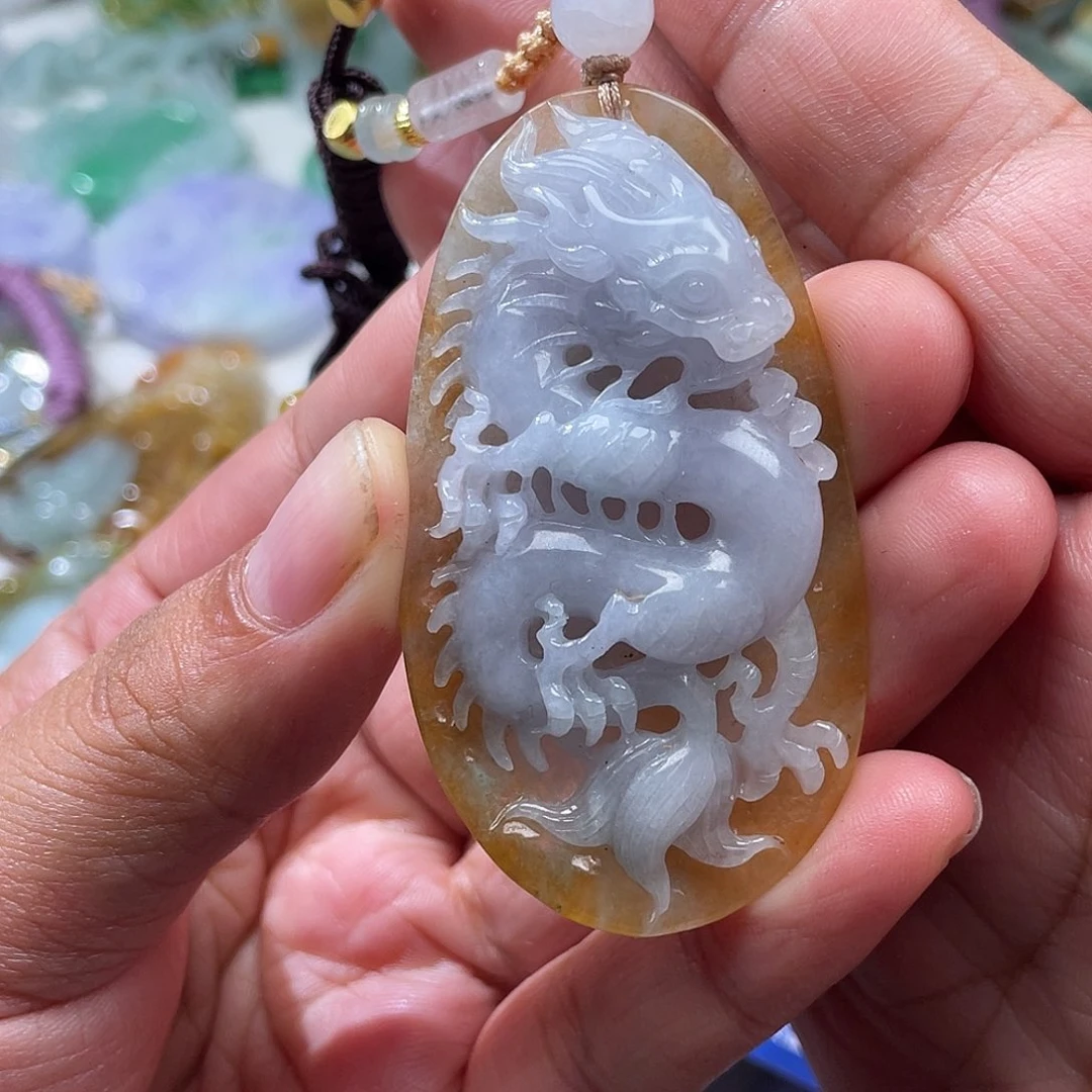 翡翠未镶嵌颈饰翡玉缘翡翠