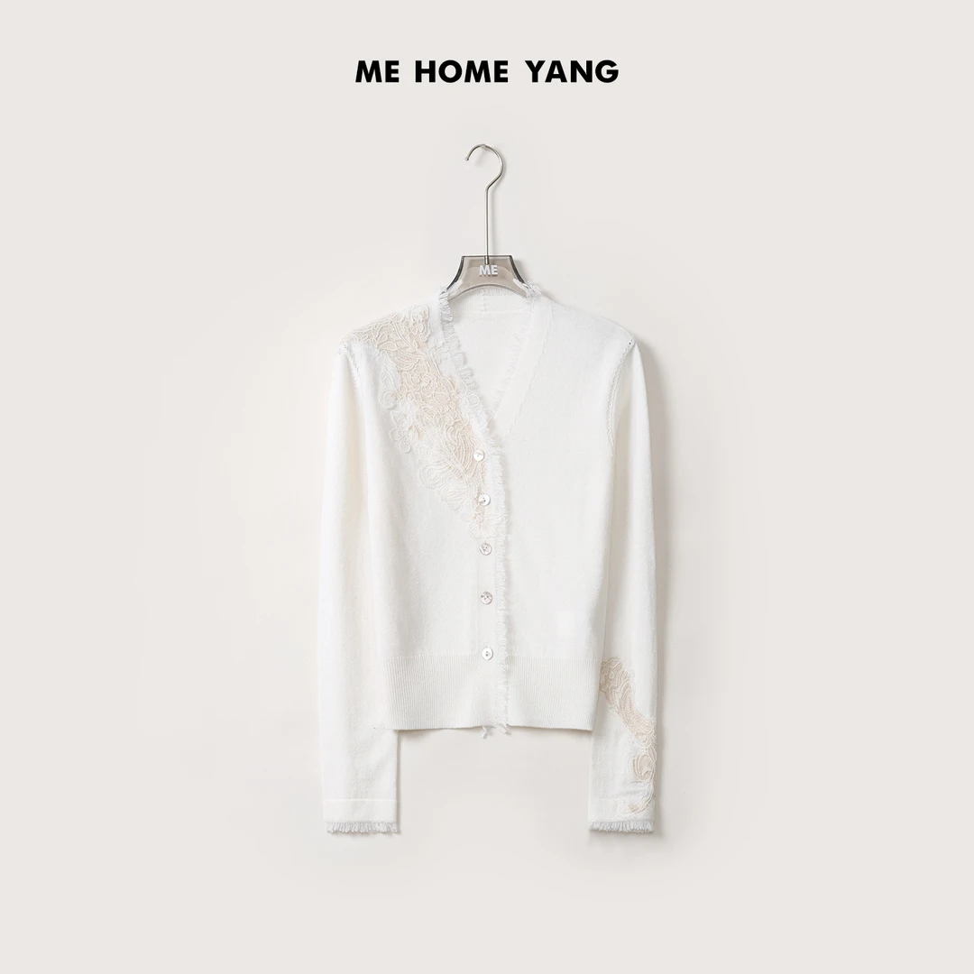 ME【花蕊毛衣】100绵羊毛绒感轻盈气质轻奢重工针织毛衣MEQA4833