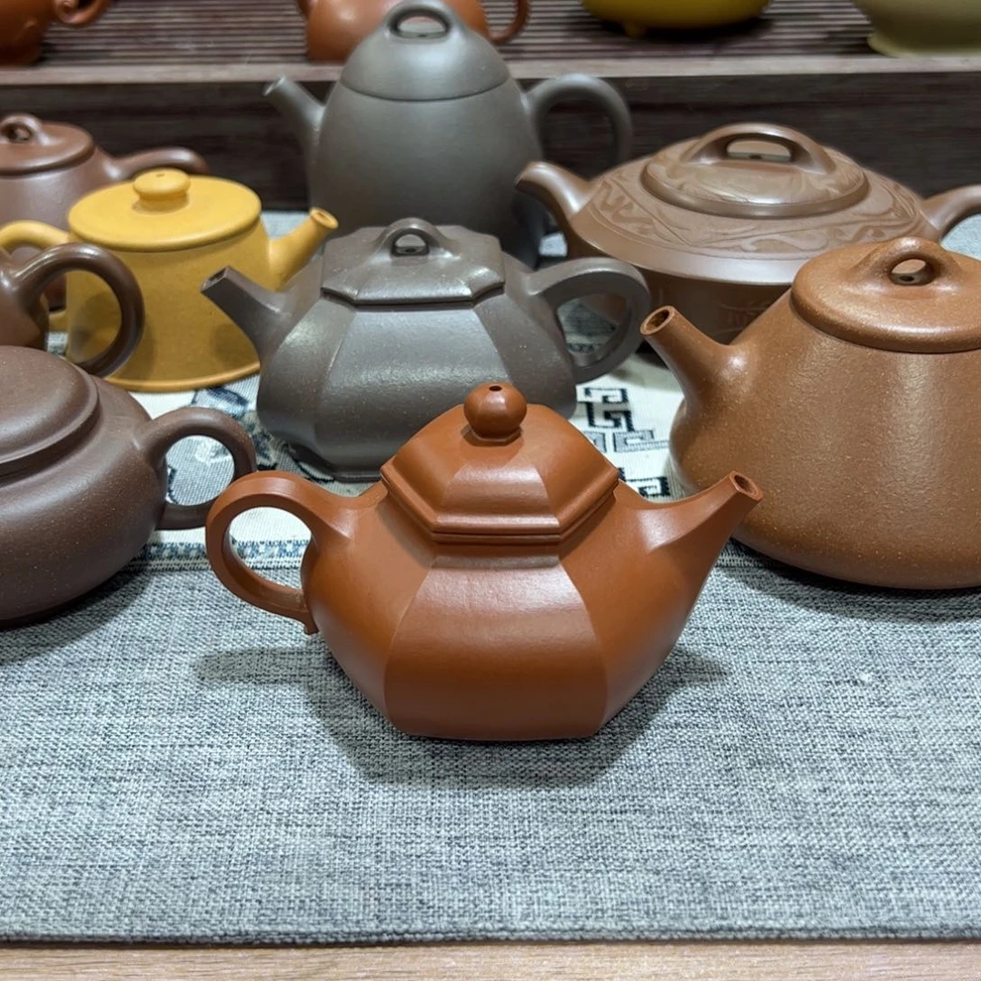 紫砂茶壶健健康康平平安安