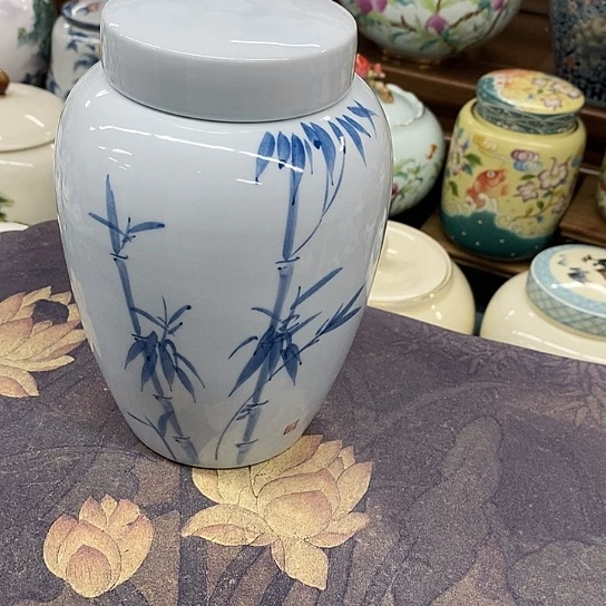 瓷片陶瓷茶叶罐密封罐